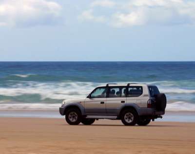 Driving on Corolla Beaches